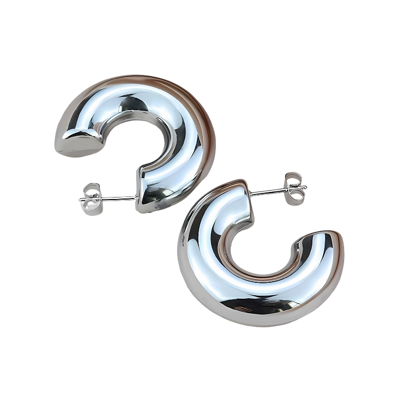 Argolla Chunky Plateada