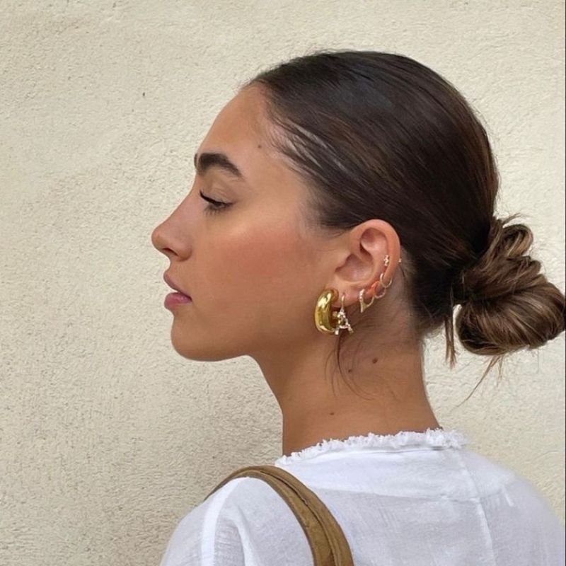 Argolla Chunky Dorada