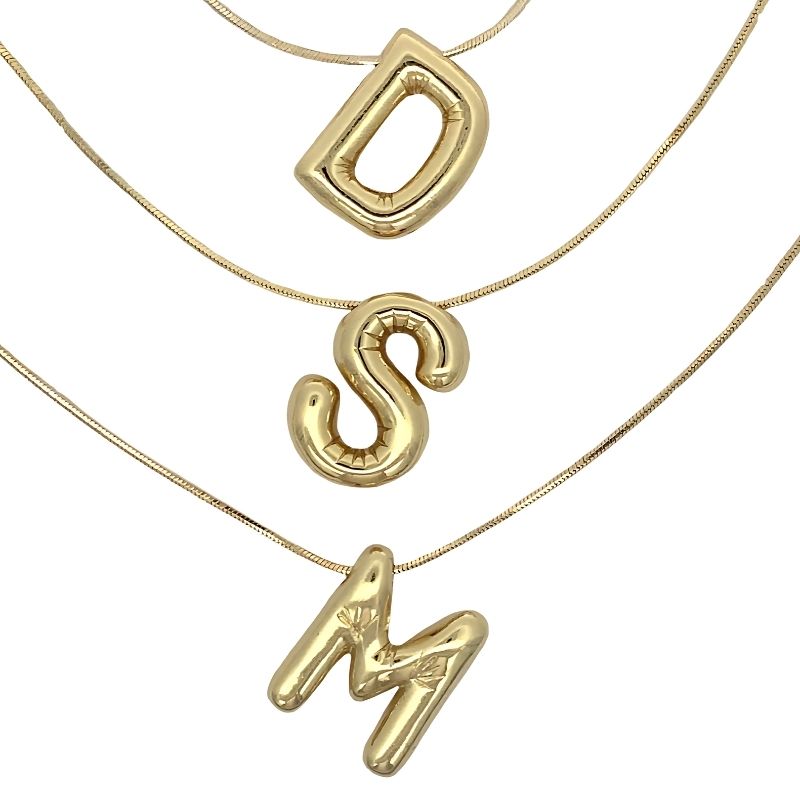 Collar Inicial Loly Chunky