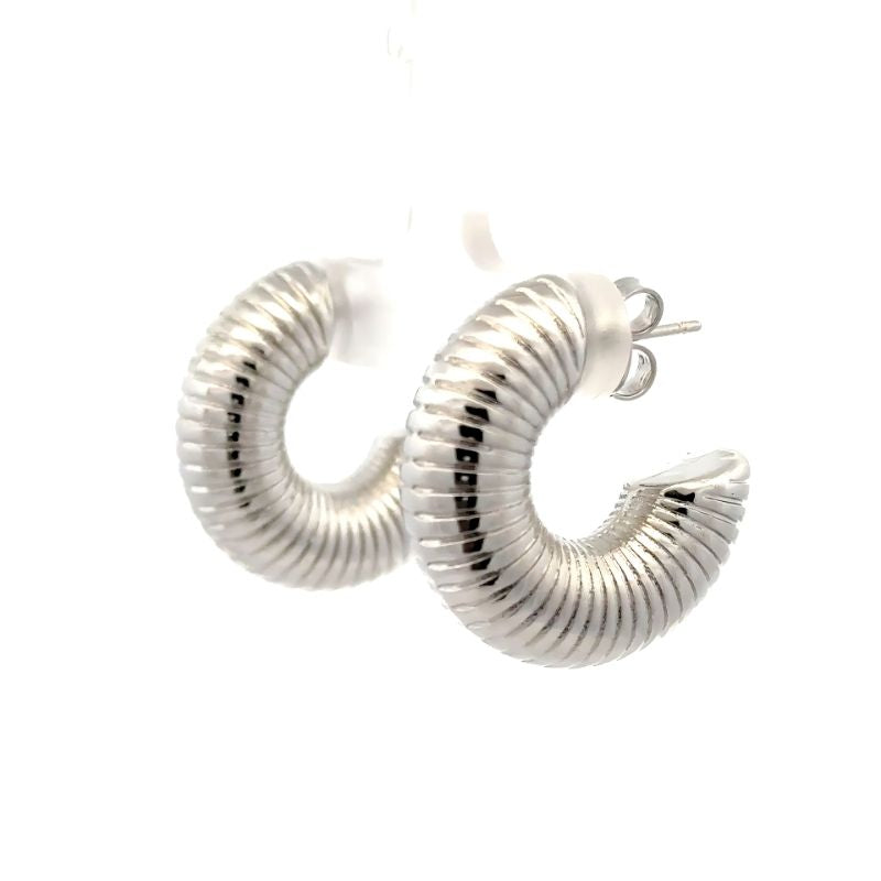 Argolla Espiral Silver Pequeña