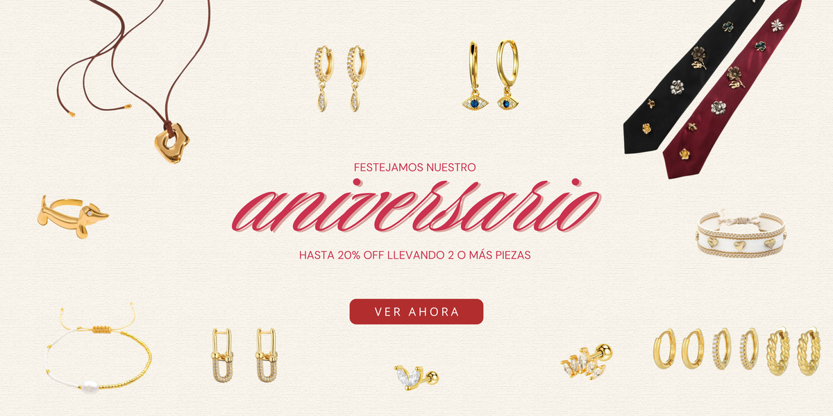 Festejamos nuestro aniversario: hasta 20% OFF llevando 2 o más piezas