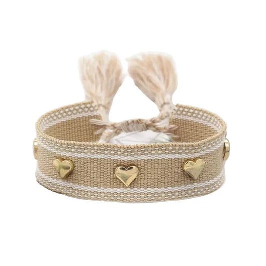 Pulsera Bicolor Beige
