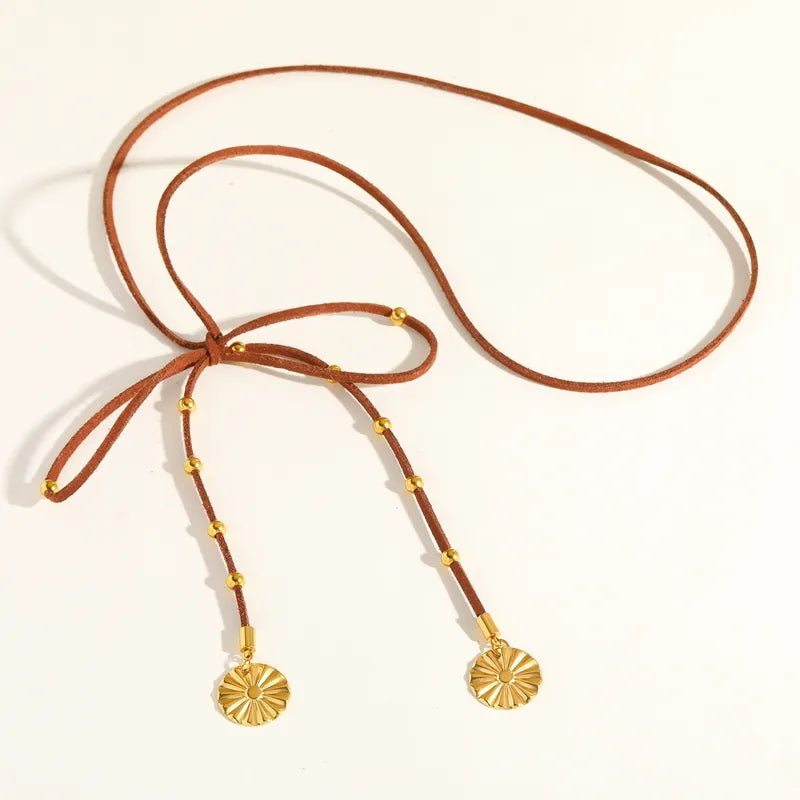 Collar Corbatita Brown