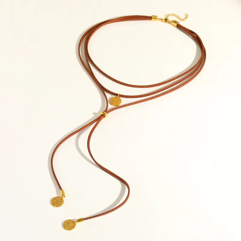 Collar Corbatita Brown