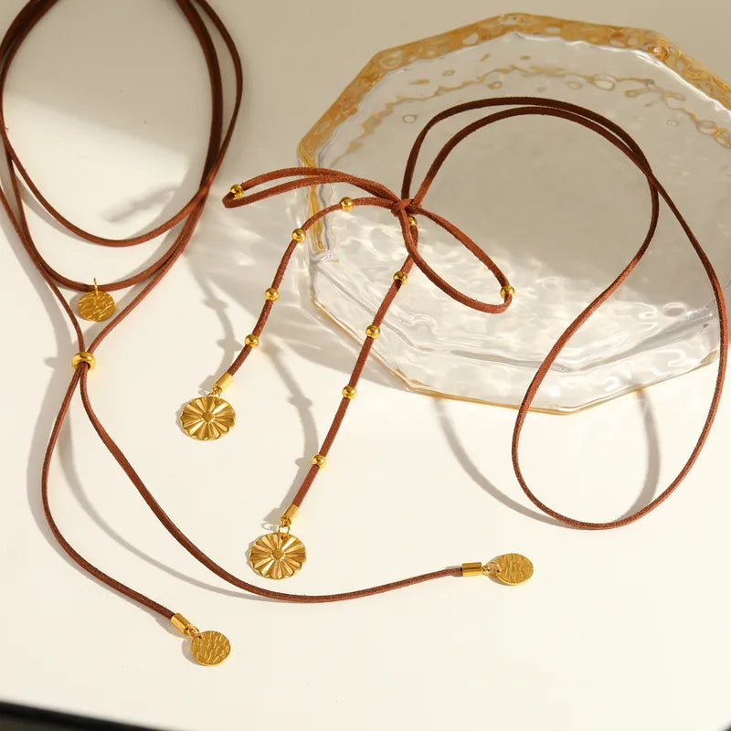 Collar Corbatita Brown