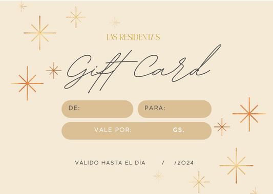 GIFT CARD VIRTUAL | Las Residentas